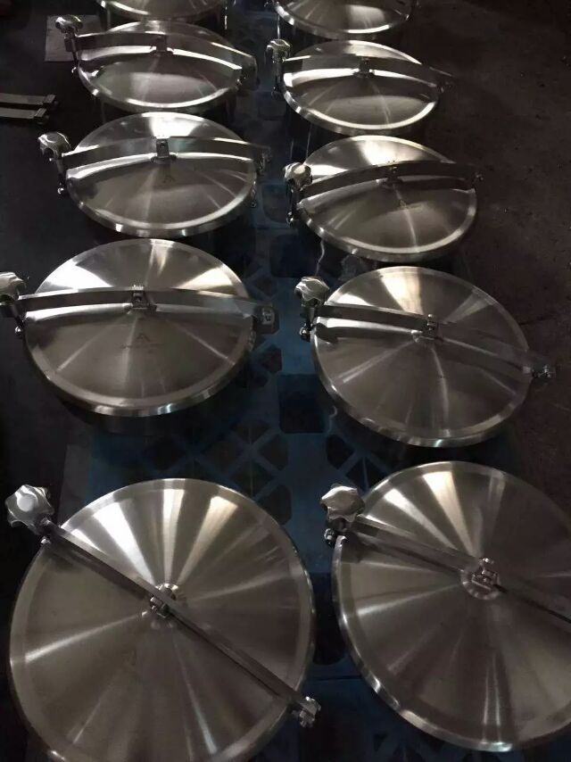 Sanitary stainless steel manhole cover snaitary Circular Manhole Cover for tank