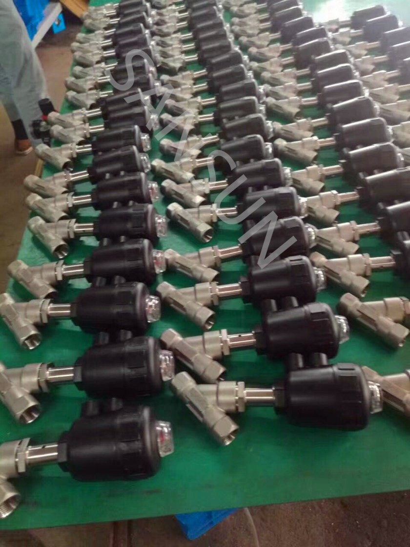 Pneumatic Angle Seat Valve3